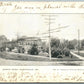 HONESDALE PA WAYNE COUNTY NORTH PARK 1906 UNDIVIDED ANTIQUE POSTCARD