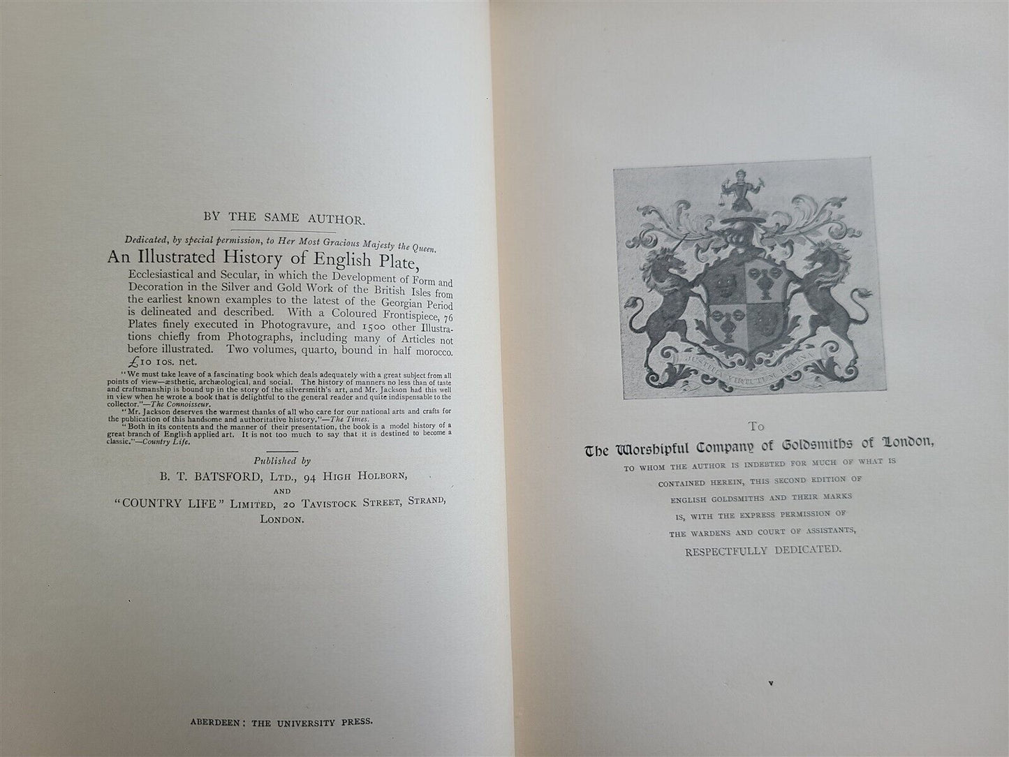 1921 ENGLISH GOLDSMITHS THEIR MARKS England Scotland Ireland 2 VOLUMES 13K MARKS