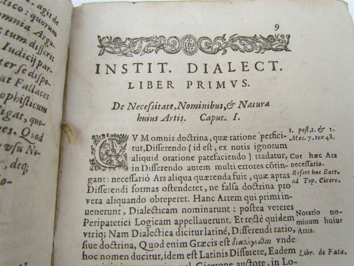 1598 PHILOSOPHY PEDRO DA FONSECA antique VELLUM BOUND RARE 16th CENTURY