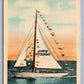 OCEAN CITY NJ 2 HOUR SAILBOAT RIDE VINTAGE POSTCARD