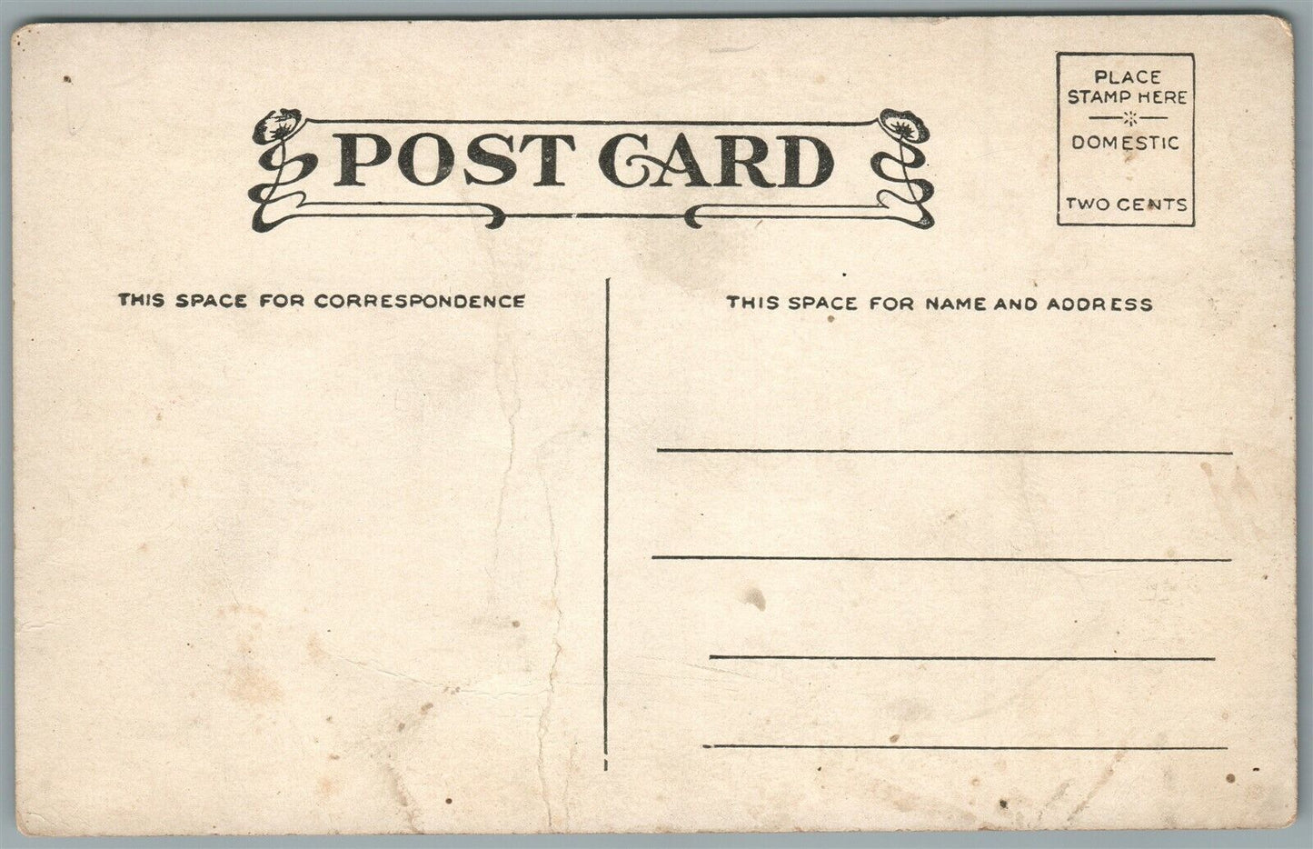 WWI MILITARY PROPAGANDA ANTIQUE POSTCARD AMERICAN INTERFERENCE