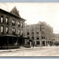 CARTHAGE NY STATE STREET ELMHIRST HOTEL ANTIQUE REAL PHOTO POSTCARD RPPC