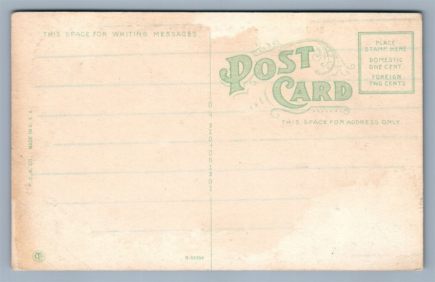 PHILADELPHIA PA ST.JAMES THE LES FALLS OD SCHUYLKILL ANTIQUE POSTCARD