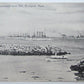 VINTAGE UNDIVIDED POSTCARD OPENING NEW DRY DOCK CHARLESTOWN MASSACHUSETTS