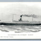 OLD DOMINION LINE STEAMSHIP MONROE PRIVATE MAILING CARD ANTIQUE POSTCARD