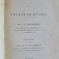 1842 HISTORY of CHURCH of RUSSIA by A. MOURAVIEFF antique