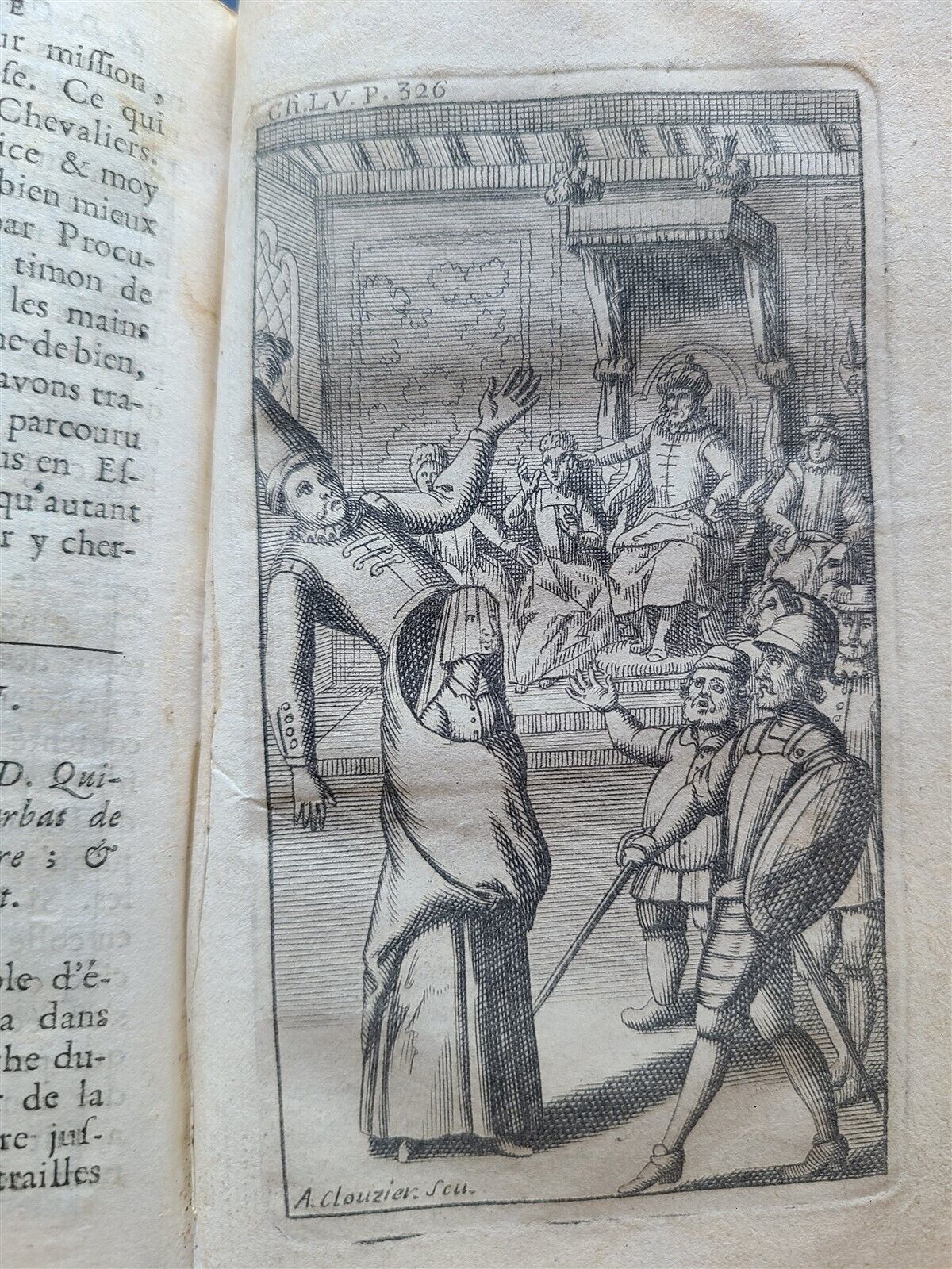 1716 DON QUIXOTE DE LA MANCHE 2 VOLS antique ILLUSTRATED RARE FRENCH EDITION