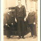 SMALLEST TALLEST FATTEST U.S.S. BIRMINGHAM 1918 ANTIQUE REAL PHOTO POSTCARD RPPC