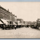 MISSOURI VALLEY IA ERIE STREET ANTIQUE REAL PHOTO POSTCARD RPPC RARE