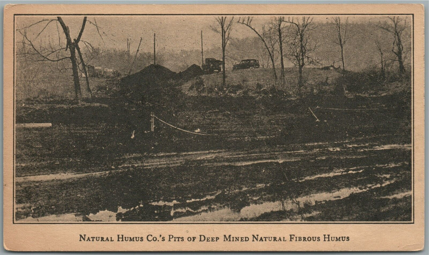 PHILADELPHIA PA NATURAL HUMUS CO. INC ADVERTISING ANTIQUE POSTCARD