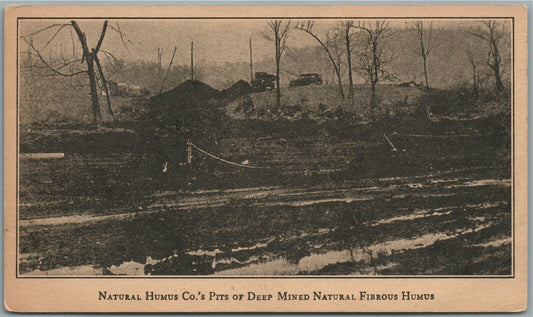 PHILADELPHIA PA NATURAL HUMUS CO. INC ADVERTISING ANTIQUE POSTCARD