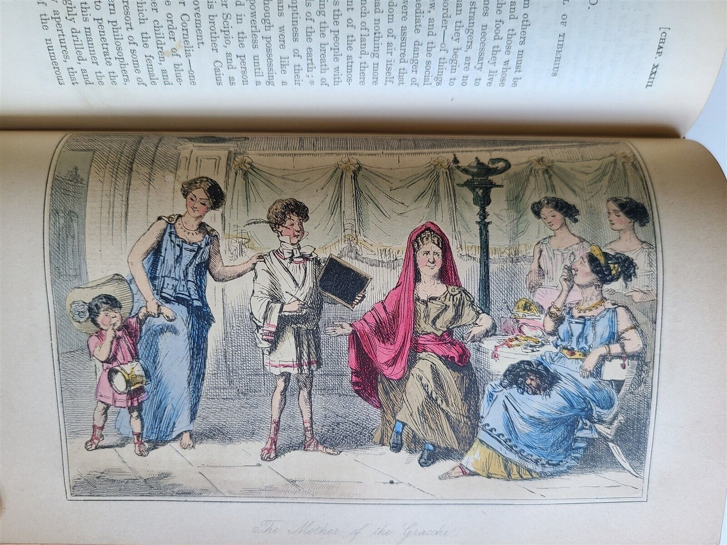 1851 COMIC HISTORY of ROME SIGNED BINDING illustrated by LEECH antique