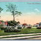 WILDWOOD NJ FOUNTAIN PARK ANTIQUE POSTCARD