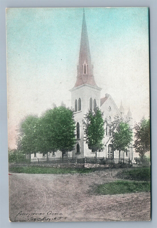 MOUNT AIRY PRESBYTERIAN CHURCH ANTIQUE POSTCARD