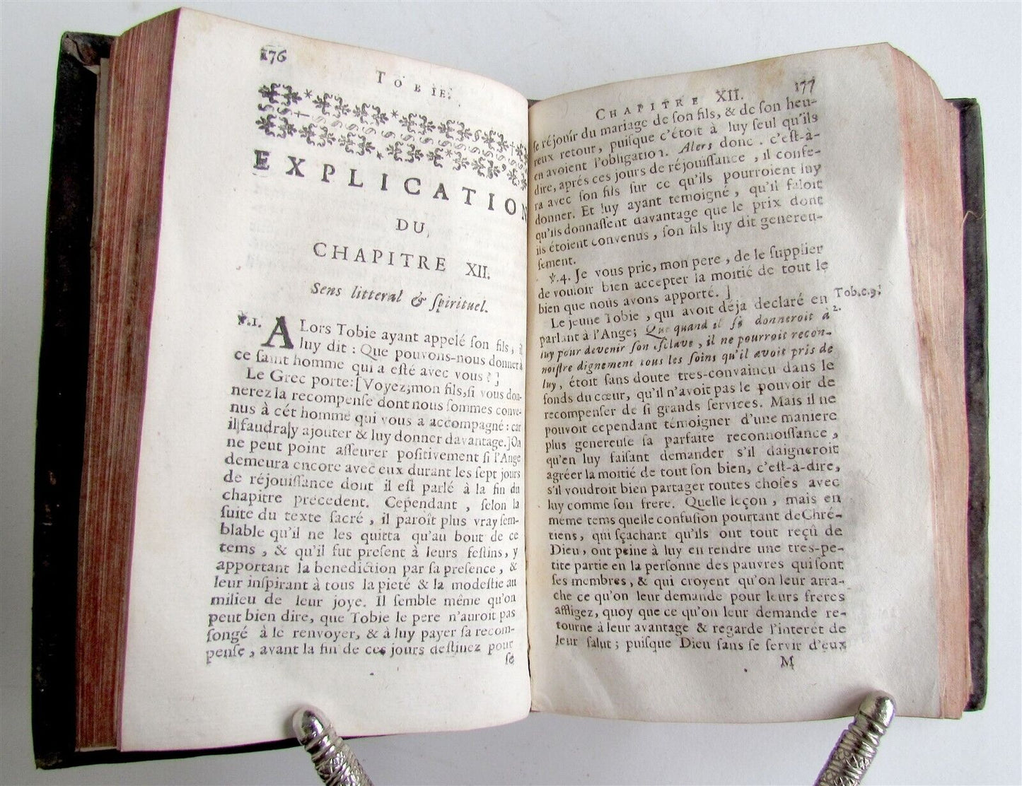 1594 BIBLE in FRENCH antique Tobie Judith et Esther PART OF OLD TESTAMENT