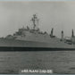 MILITARY SHIP USS ALAMO VINTAGE REAL PHOTO POSTCARD RPPC