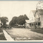 LIBERTY ME STREET VIEW ANTIQUE REAL PHOTO POSTCARD RPPC