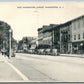 WASHINGTON NJ EAST WASHINGTON AVE. 1954 VINTAGE POSTCARD