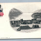 HUDSON RIVER FROM WEST POINT NY ANTIQUE POSTCARD ARTHUR LIVINGSTON PRIVATE MAIL