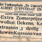 NETHERLANDS ADVERTISING on GERMAN MILITARY WWI ERA ANTIQUE POSTCARD