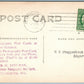 RIDGEWAY WI STATE BANK POST OFFICE ANTIQUE REAL PHOTO POSTCARD RPPC ADVERTISING
