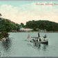 POTTSVILLE PA THE LAKE THUMBLING RUN ANTIQUE POSTCARD