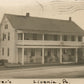 LIVONIA PA STOVER'S HOTEL VINTAGE REAL PHOTO POSTCARD RPPC