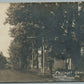 TOWNVILLE PA FREEMONT STREET ANTIQUE REAL PHOTO POSTCARD RPPC