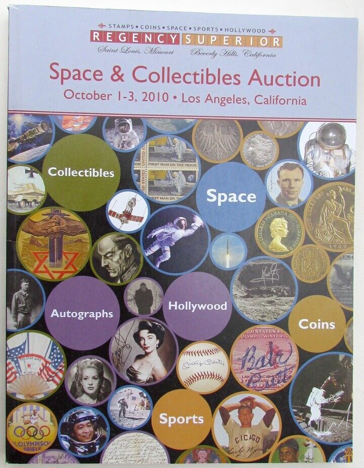 SPACE & COLLECTIBLES OCTOBER 2010 AUCTION CATALOGUE BOOK