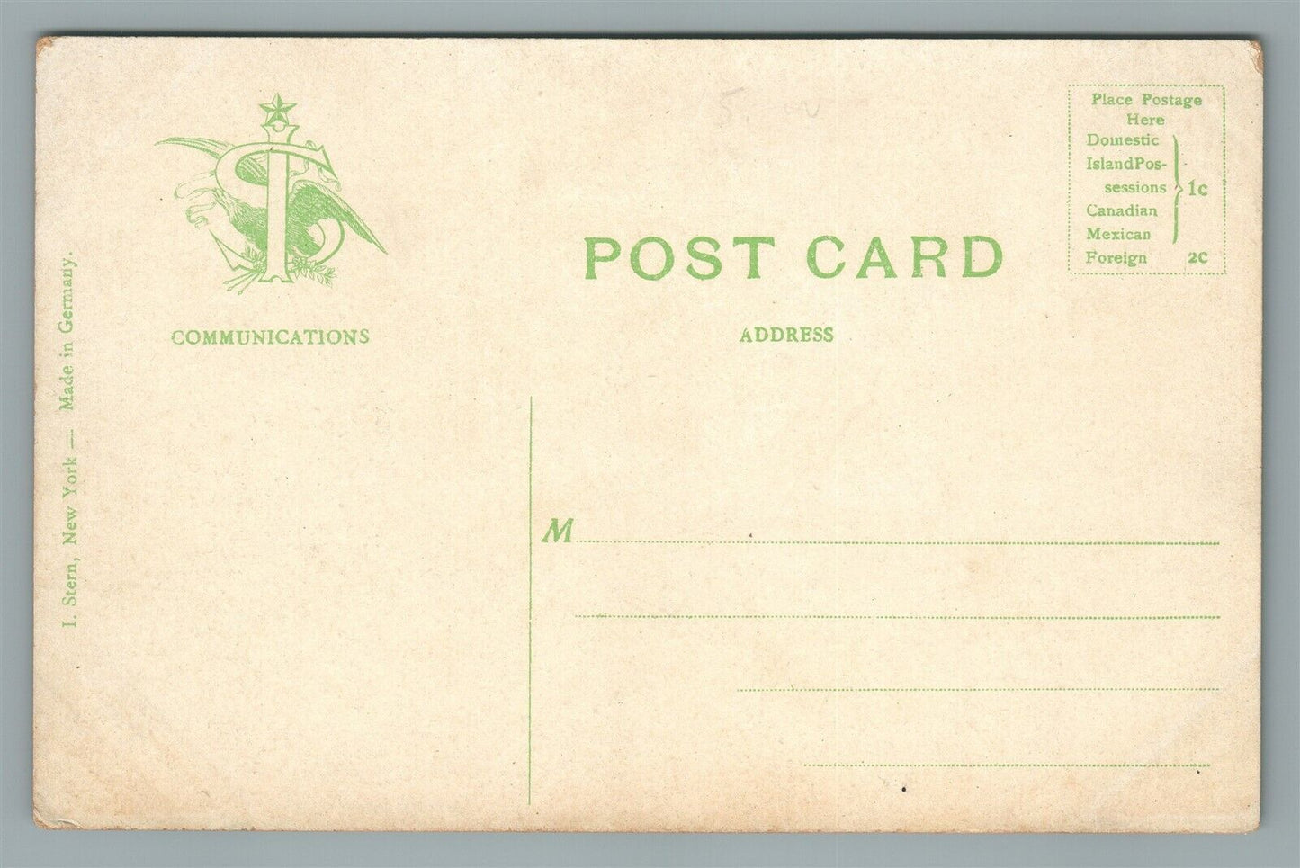 HIGHLAND BEACH NJ CLUB YACHTS ANTIQUE POSTCARD