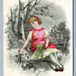 VICTORIAN TRADE CARD C.A. DORNEY & Co. FURNITURE ALLENTOWN PA