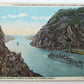 VINTAGE POSTCARD - US SUBMARINE CHASERS PASSING CULEBRA CUT PANAMA CANAL