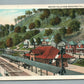 BEAVER FALLS PA NEW BRIGHTON RAILROAD DEPOT RAILWAY STATION ANTIQUE POSTCARD