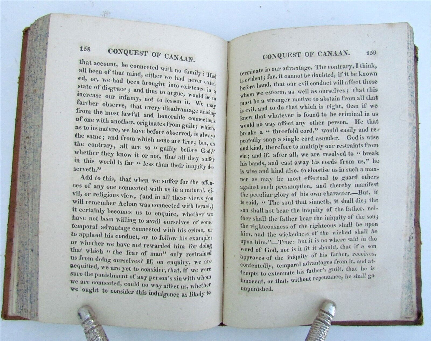 1811 CONQUEST of CANAAN by JOHN MARTIN antique w/ MAP AMERICANA Frankford