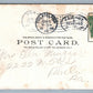 WWI A LINE FOR MESS ANTIQUE POSTCARD