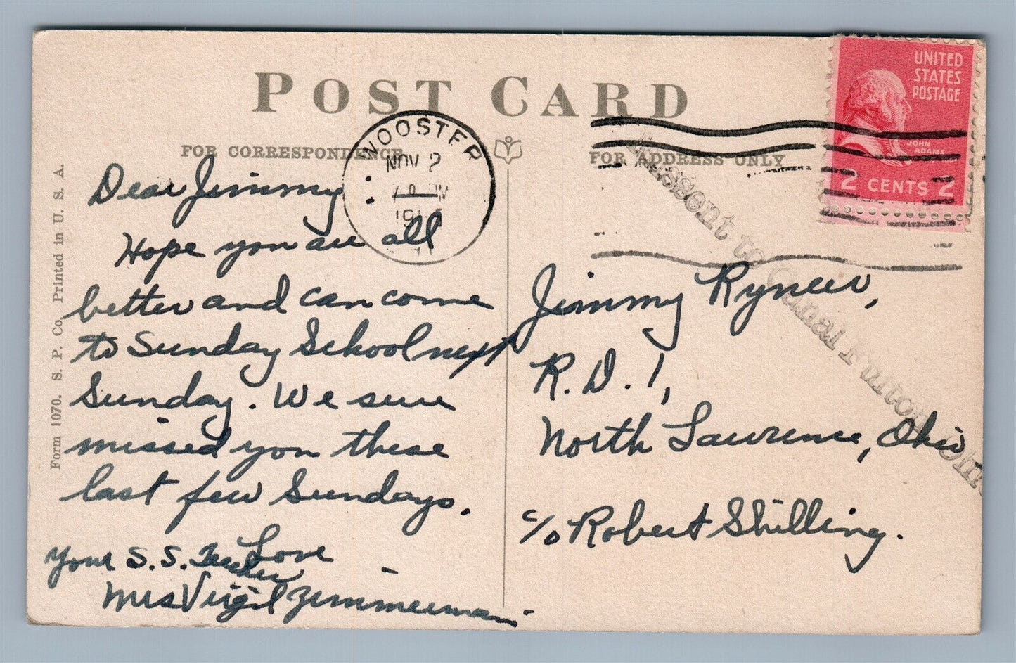 BASEBALL TEAM BOYS INVITATION ANTIQUE POSTCARD