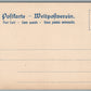 HAMBURG AMERIKA LINIE SHIP SS BLUCHER DAMEN SALON ANTIQUE POSTCARD
