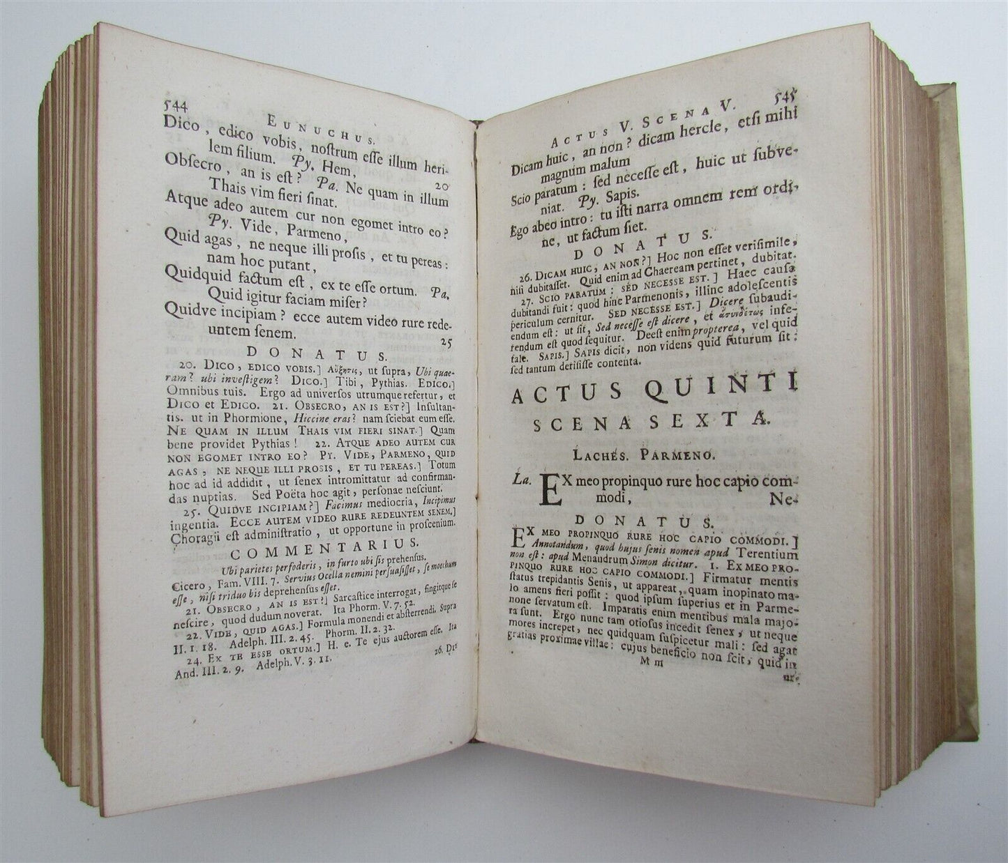 1732 TERENCE COMEDIES POETRY antique P Terentius Afer AMERSFOORT ARMORIAL VELLUM