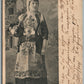 GREECE GREEK COSTUME D'ATTIQUE ANTIQUE POSTCARD