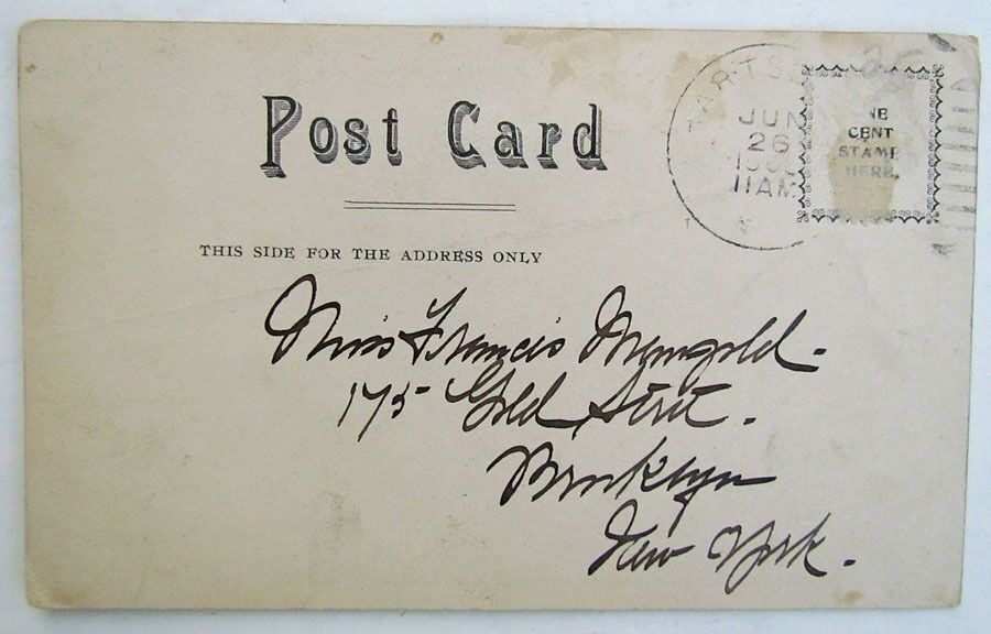 VINTAGE 1906 POSTCARD - METHODIST CHURCH HARTSDALE NY