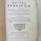 1724 MUSEUM ITALICUM antique ILLUSTRATED w/ ENGRAVINGS