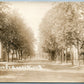 QUAKER CITY OH FAIR STREET ANTIQUE REAL PHOTO POSTCARD RPPC