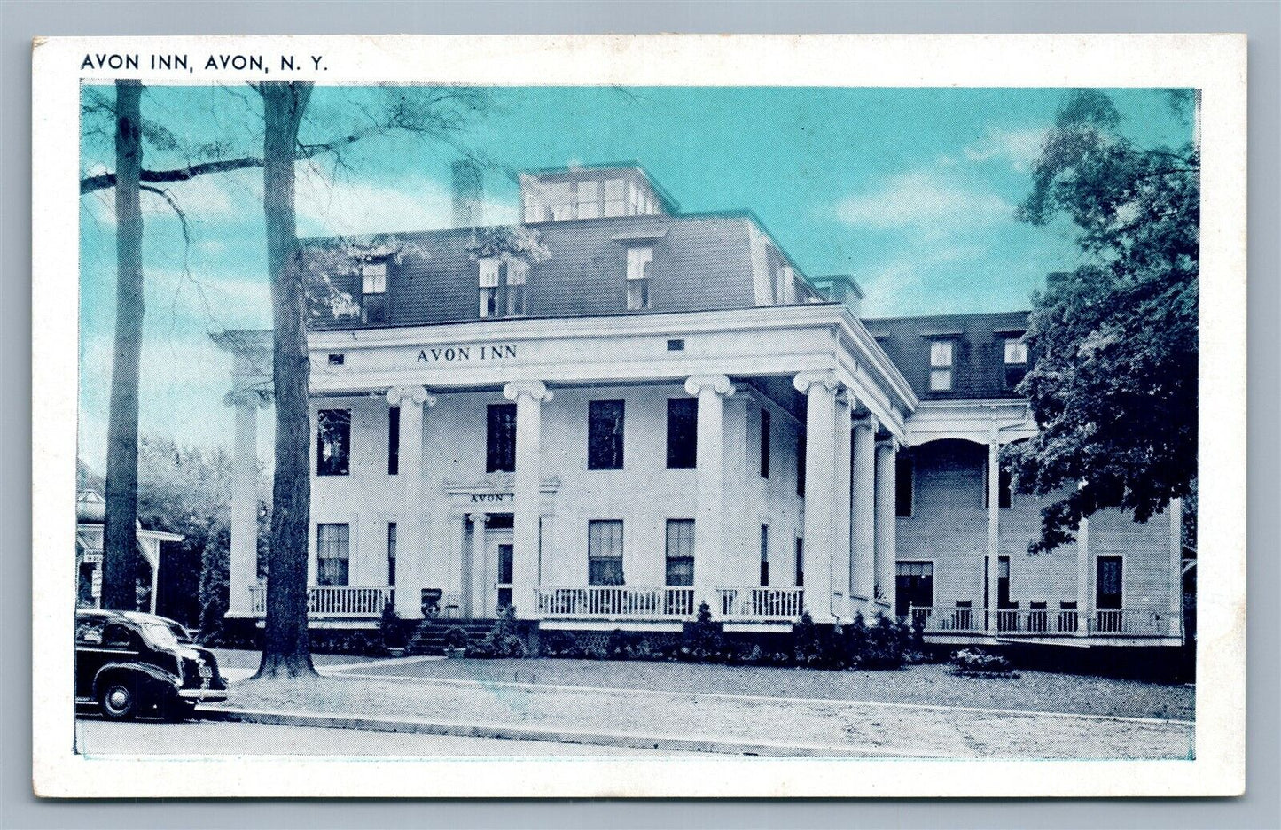 AVON INN NY ANTIQUE POSTCARD