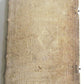 1735 PHILOSOPHY antique PIGSKIN BOUND FOLIO Philosophia scholae Scotisticae