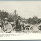 PINE CAMP NY COL. HATFIELD COMMANDER OF BLUE FORCE ANTIQUE POSTCARD