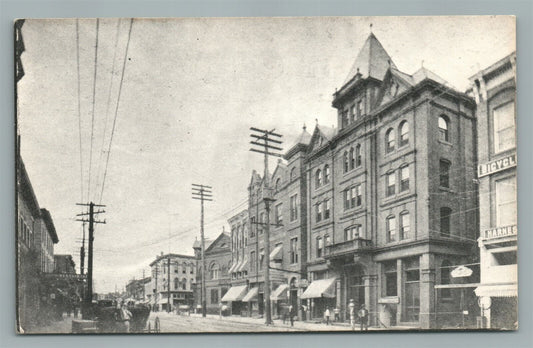 BRIDGETON NJ STREET SCENE ANTIQUE POSTCARD