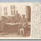 GERMAN RED CROSS OFFICERS w/ DOG ANTIQUE FELDPOST REAL PHOTO POSTCARD RPPC