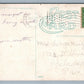 CANAL DOVER OH FIRE DEPARTMENT & CITY HALL 1912 ANTIQUE POSTCARD