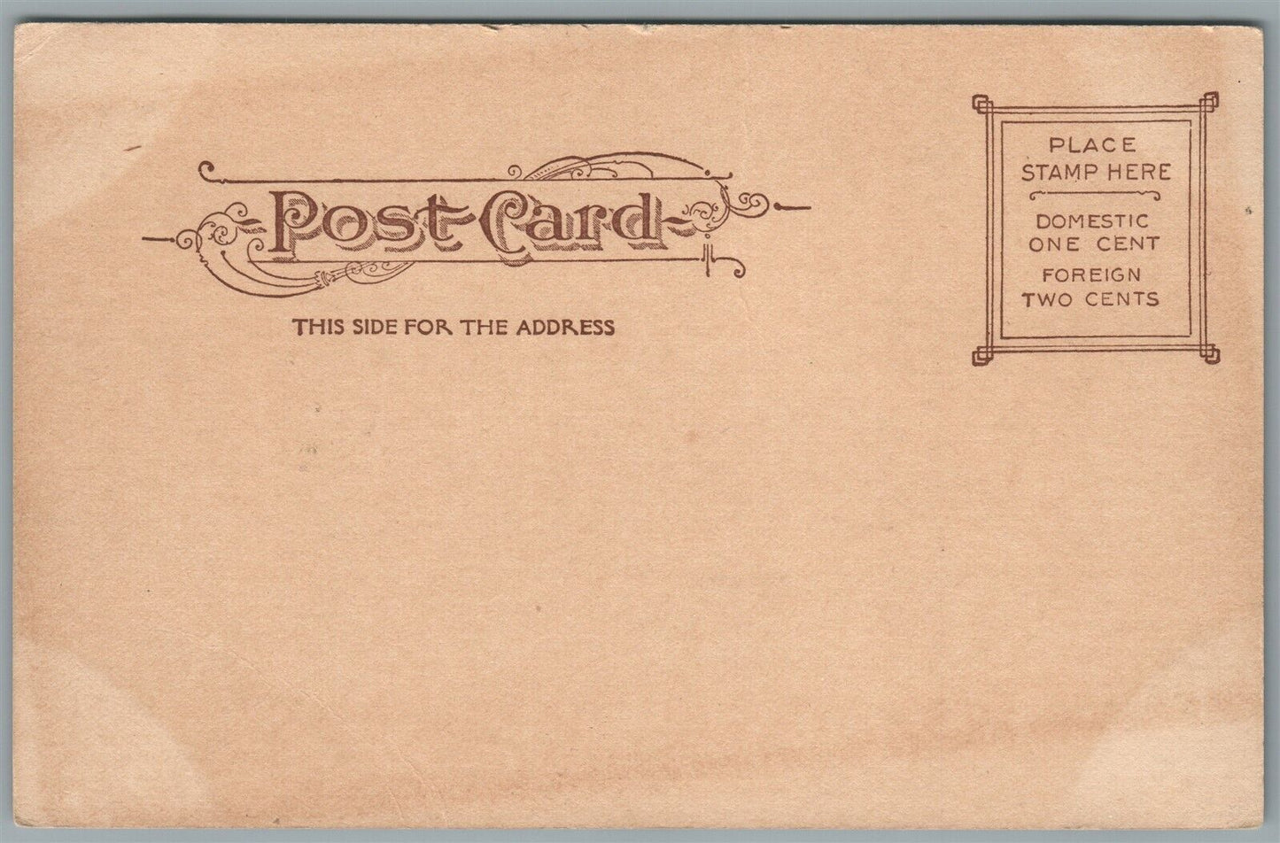 WASHINGTON PA LE MOGNE CREMATORY ANTIQUE POSTCARD