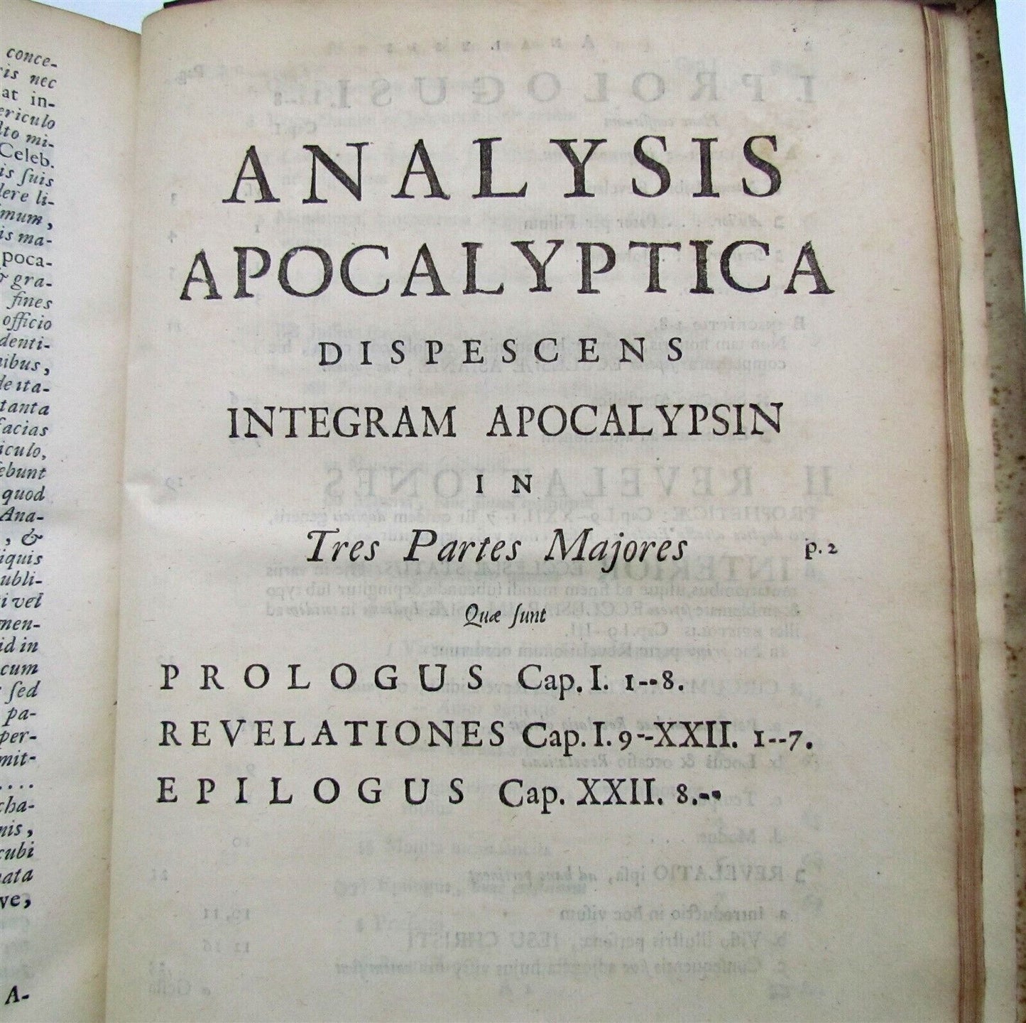 1719 Anakrisis Apocalypsios Joannis Apostoli VELLUM antique Apocalypse VITRINGA